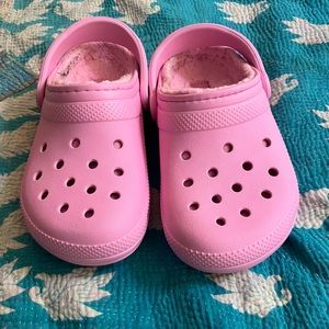 CROCS PINK Classic Fussy Sandals Women 6